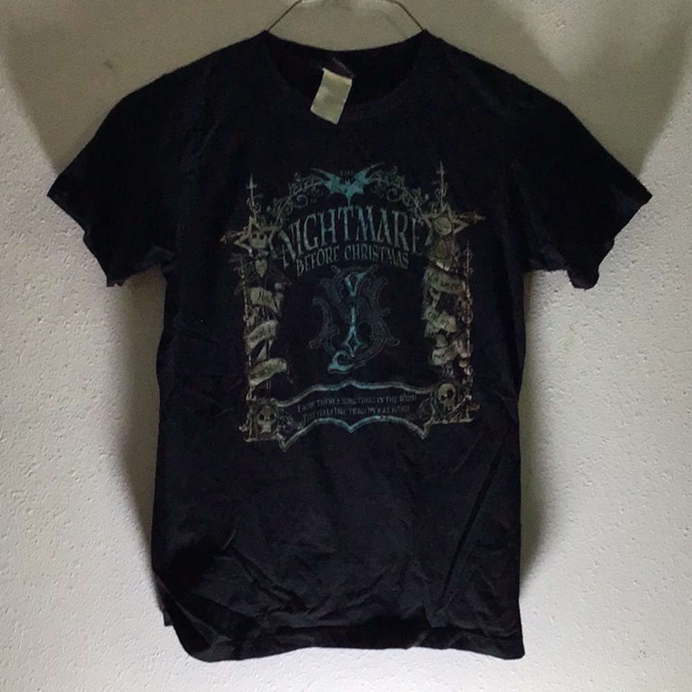 Girl’s Nightmare Before Christmas black tee shirt